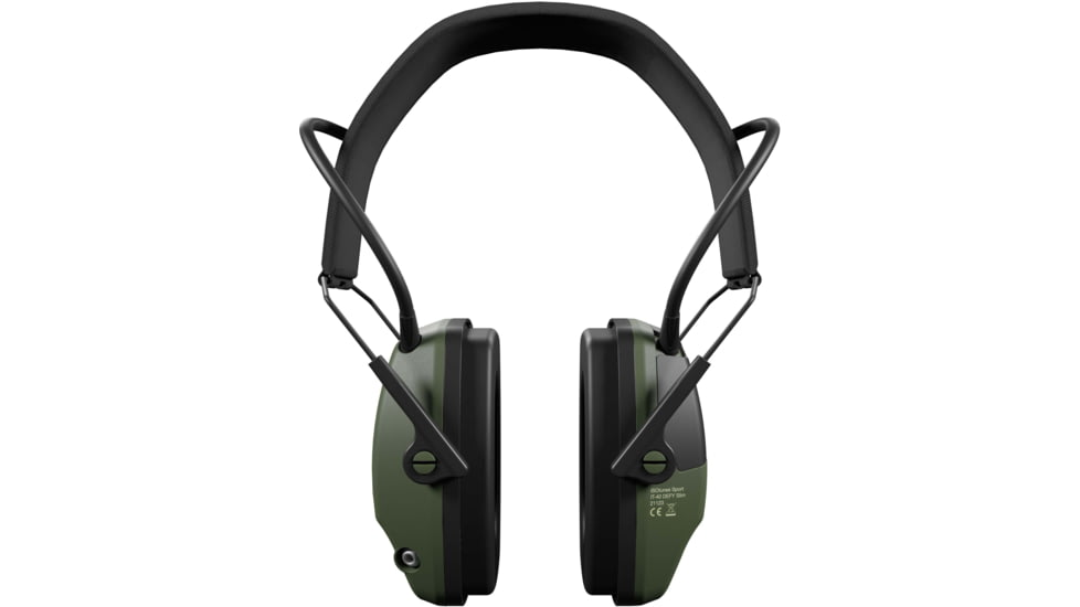 ISOtunes Sport DEFY Slim Tactical Earmuffs, 20 NRR, OD Green, IT-40