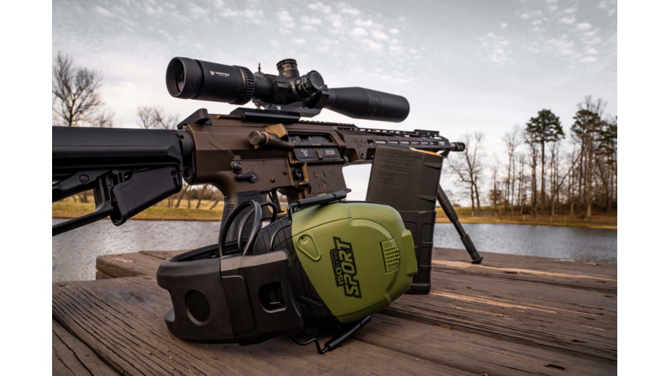 ISOtunes Sport Defy Tactical Ear Muff with Bluetooth, 25dB, IT-32