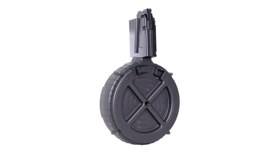 ISSC M-15 Drum Rifle Magazine, .22 LR, 110 Round, Black, 1 Pack, Polymer, 4150104-110RD