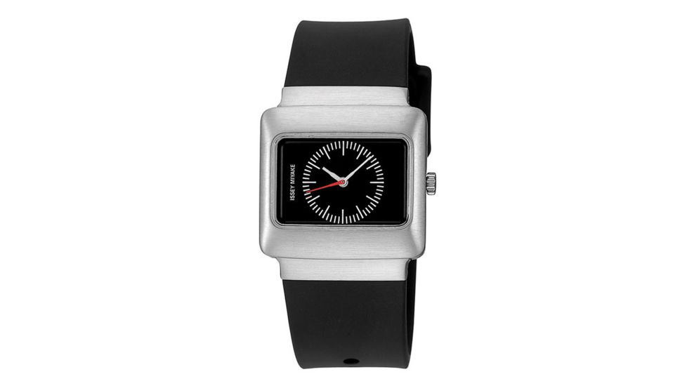 Issey Miyake SILAh014 Vakio Watch - Black Band, Silver Case
