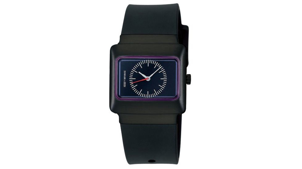 Issey Miyake SILAh016 Vakio Watch - Black Band, Gray Case