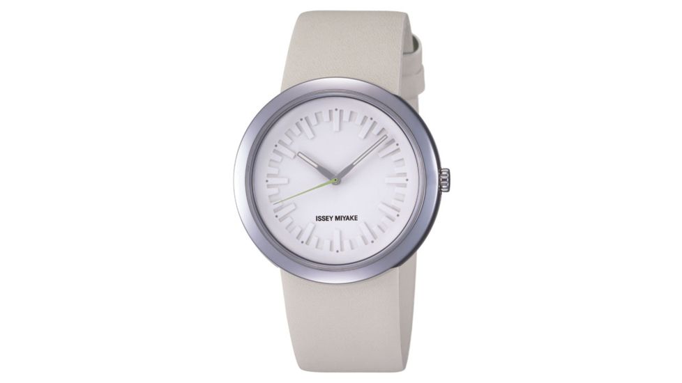 Issey Miyake SILAl004 Vakio2 Mens Watch - Cream Band, Silver Case