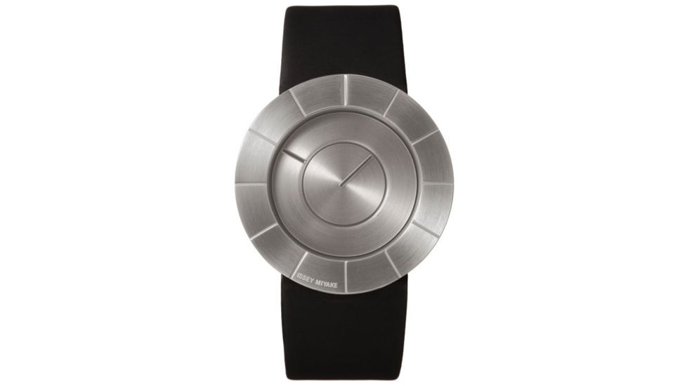Issey Miyake SILAn003 To Mens Watch - Black Band, Silver Case