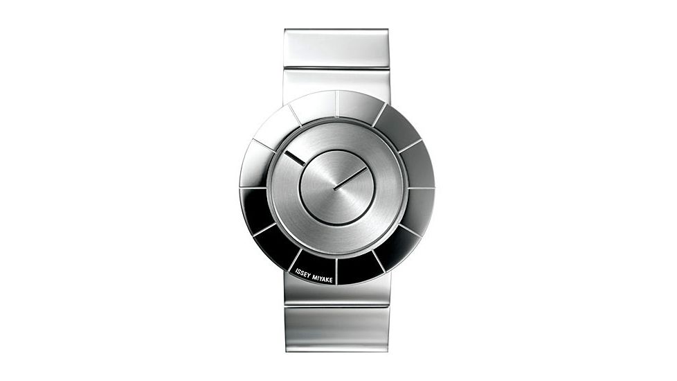 Issey Miyake SILAn006 To Watch - Silver Metal Band, Silver Case