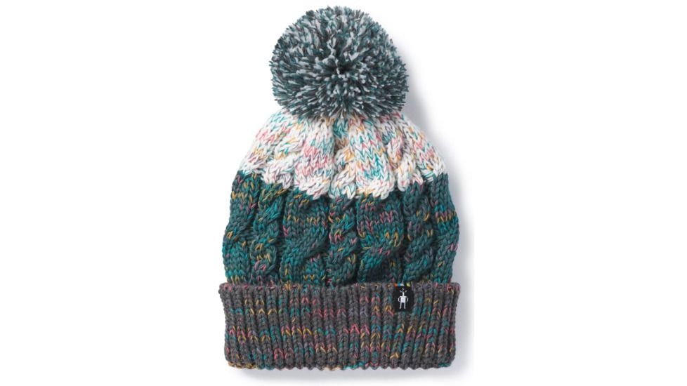 Smartwool Isto Retro Beanie-Unisex, Mediterranean Green H, Unisex Medium, SW0SC236A60-1FM