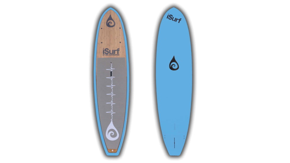 iSurf Yogi Fisher Stand Up Paddle Board - 11 1in, Bamboo/Blue, 20-125-111