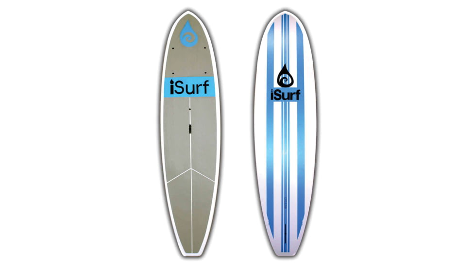 iSurf Yogi Fisher Stand Up Paddle Board - 11 1in, Blue/White, 20-120-111