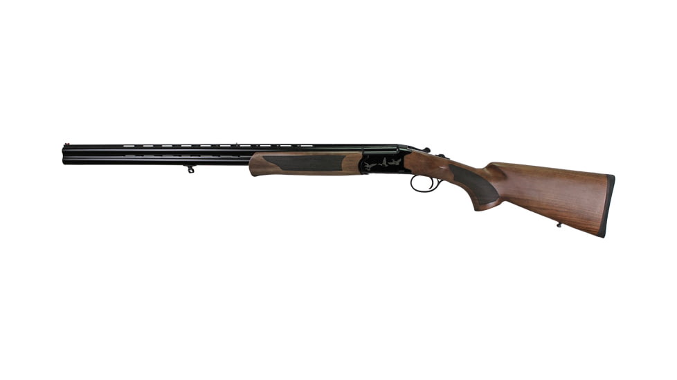 Iver Johnson Arms 600 3in Field Over/Under Shotgun, .410 Bore, 28in BBL, Walnut Matte Black Stock, Black, IJ600410BC