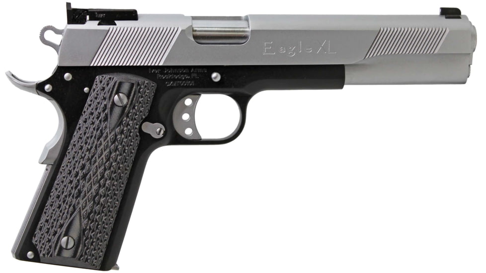 Iver Johnson Arms Eagle XL10 Pistol, 10mm Auto, 6 in barrel, Two-Tone, 8 Round Magazine, EAGLEXL10TT-FRRMPG