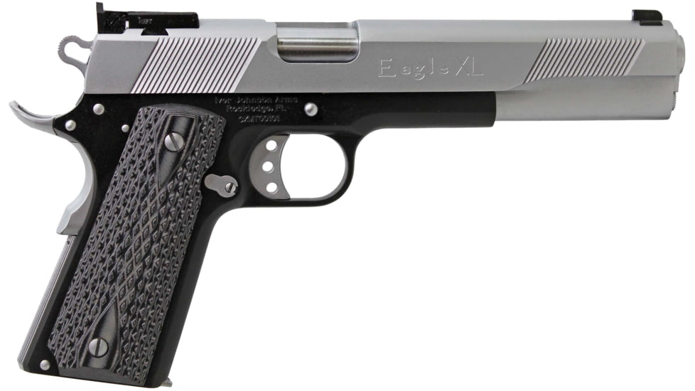 Iver Johnson Arms Eagle XL45 Pistol, .45 ACP, 6 in barrel, Two-Tone, 8 Round Magazine, EAGLEXL45TT-FRRMPG