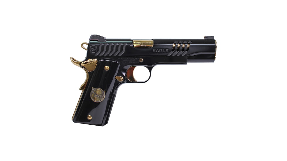 Iver Johnson Arms Eagle Onyx 1911 Semi Auto Pistol, .45 ACP, 5 inch Barrel