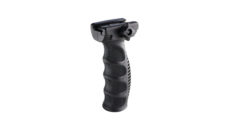 IWI US Ergonomic Foregrip Attaches To The Tavor SAR Forearm Picatinny Rail Black