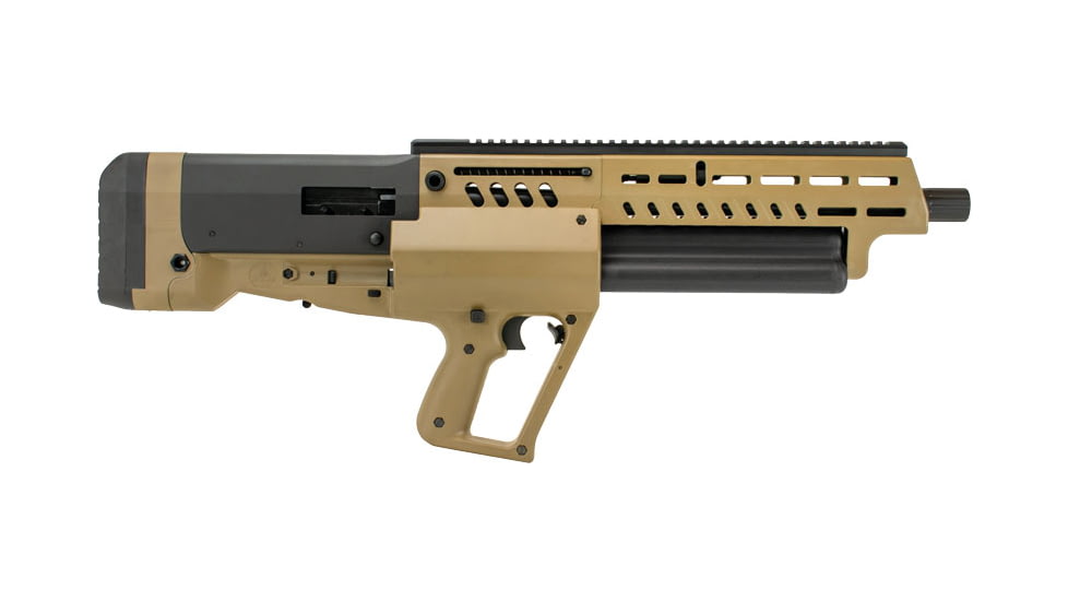 IWI US Tavor TS12 Bullpup 3in Tactical Semi-Auto Shotgun, 12 Gauge, 18.5in BBL, Synthetic FDE Stock, 15RD Capacity, Black, TS12F
