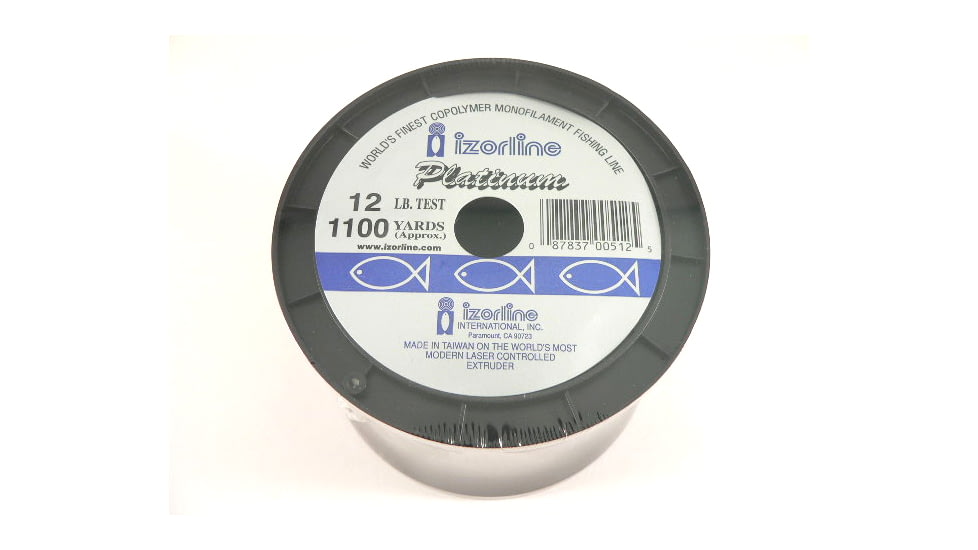 Izorline Izorline 005125 Platinum Co-Polymer Mono Line 12lb Green 1/4lb Bulk, 5125