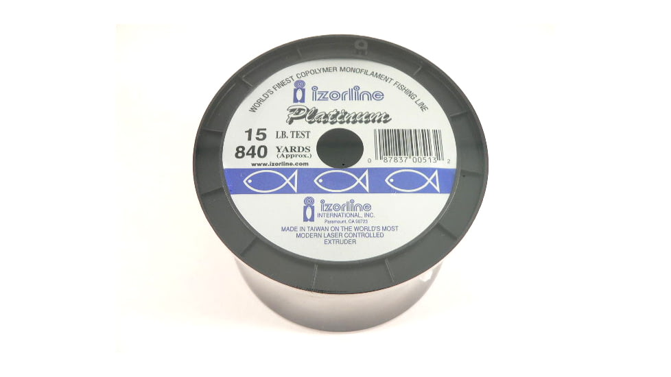 Izorline Izorline 005132 Platinum Co-Polymer Mono Line 15lb Green 1/4lb Bulk, 5132