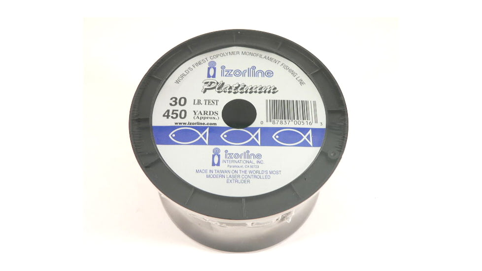 Izorline Izorline 005163 Platinum Co-Polymer Mono Line 30lb Green 1/4lb Bulk, 5163