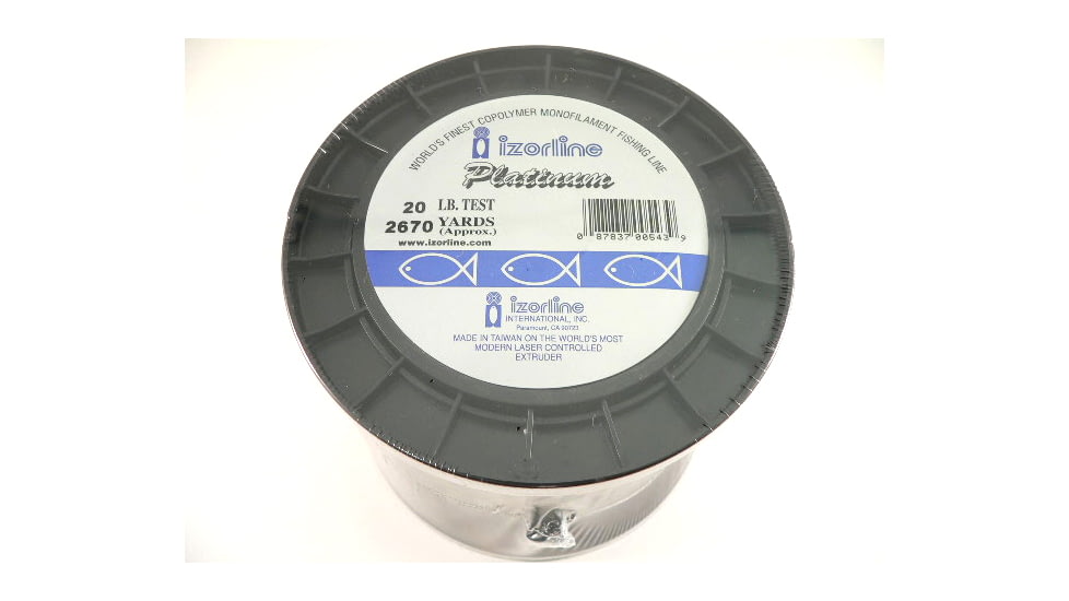Izorline Izorline 005439 Platinum Co-Polymer Mono Line 20lb Green 1lb Bulk, 5439