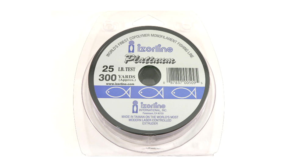 Izorline Platinum Co-Polymer Mono Line 25lb 300yd Green, 5095