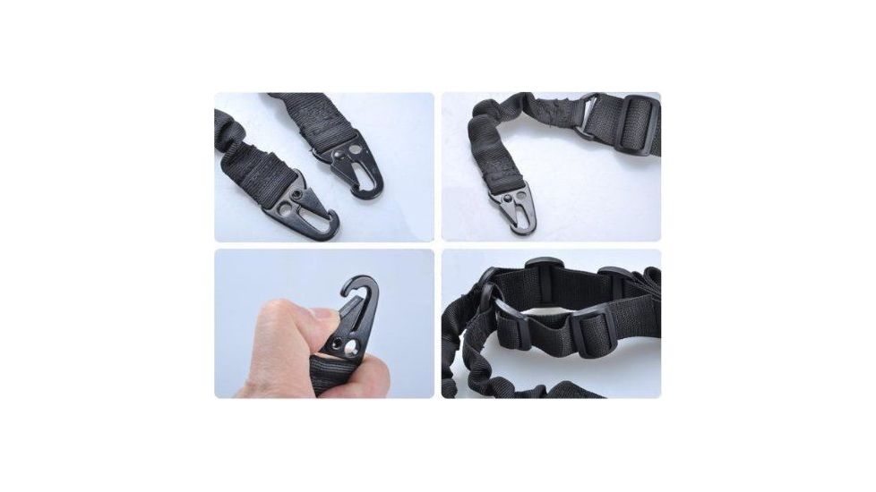 JE Machine Tech 2-Point Entry Level Bungee Sling, Black TS-SL3B