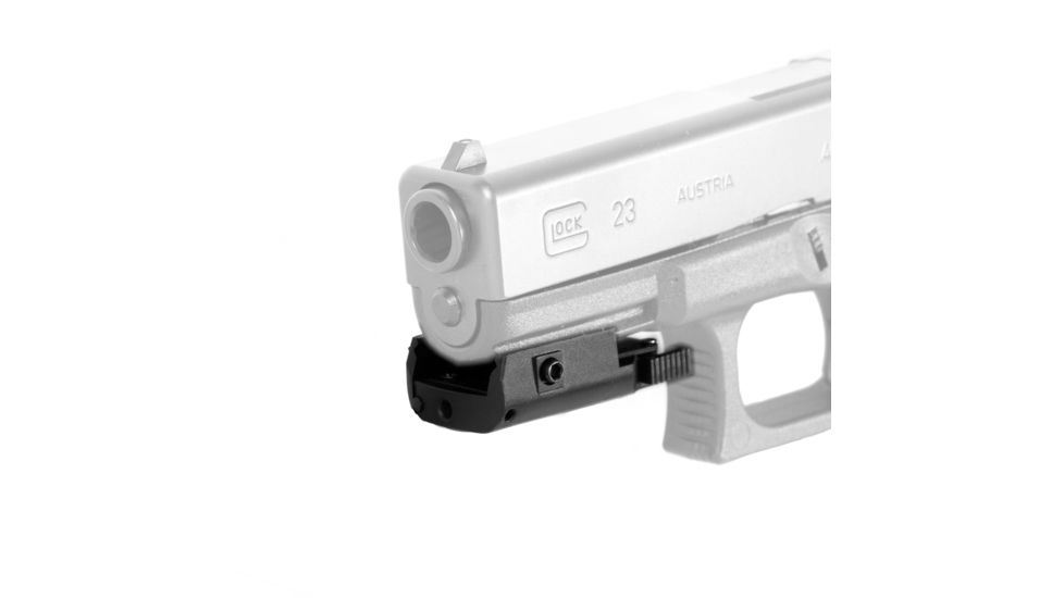 JE Machine Tech 5mW Pistol Compact Red Laser Sight, 635/655nm, Polymer, Black TS-LS6B