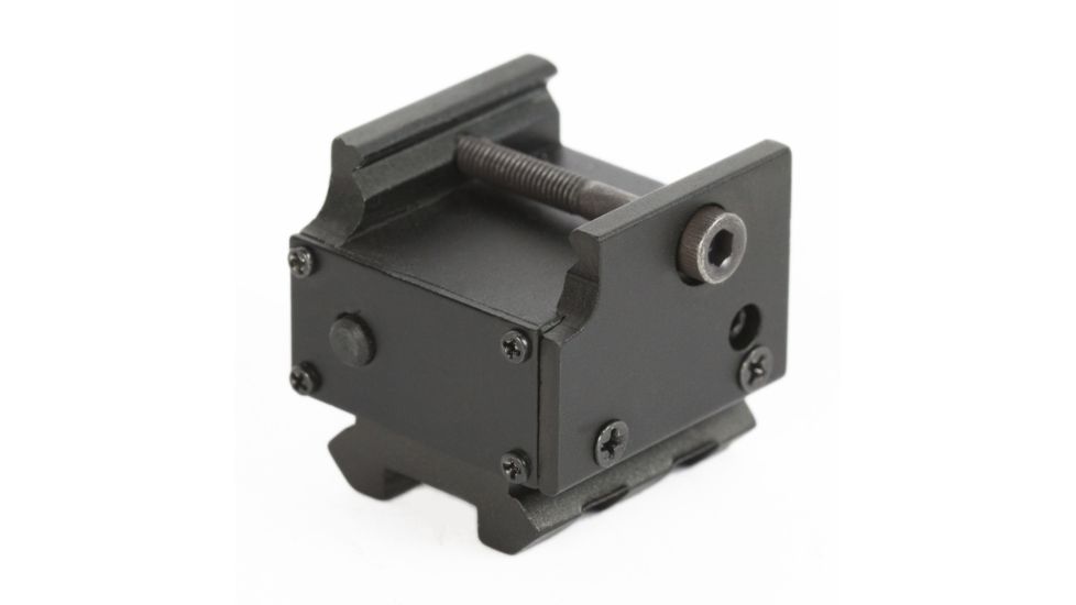 JE Machine Tech 5mW Pistol Square Compact Red Laser Sight, Black TS-LS7B