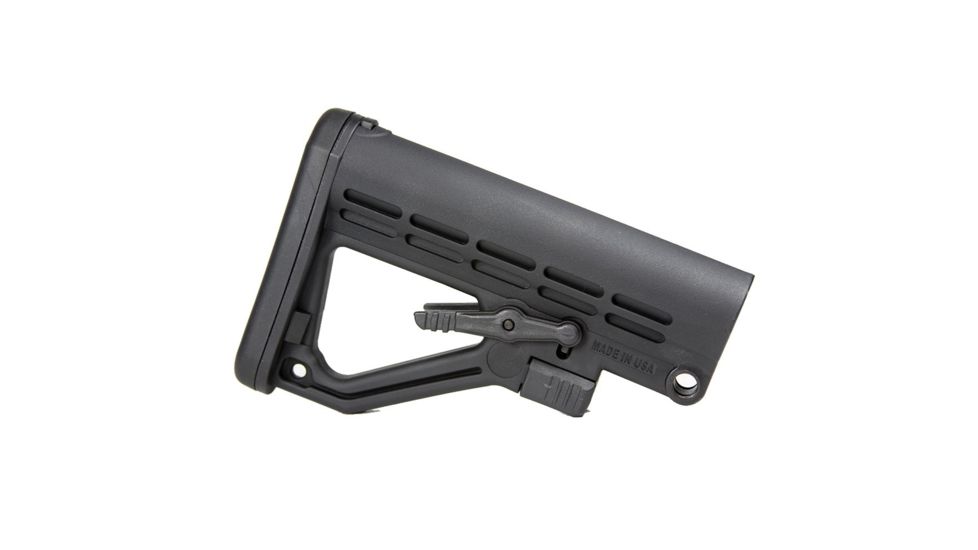JE Machine Tech AR Skeleton A-Frame Mil-Spec Adjustable Stock, Black PS-ST8B