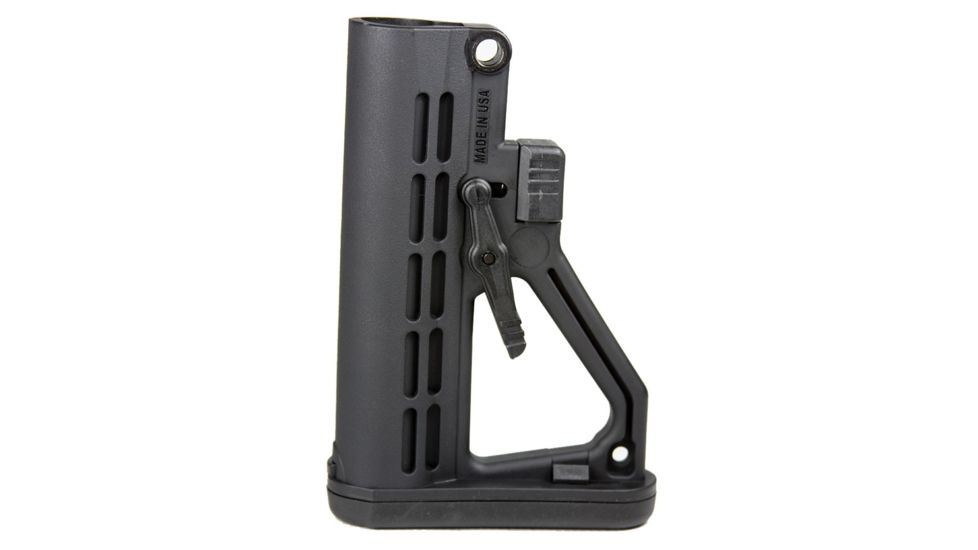 JE Machine Tech AR Skeleton A-Frame Mil-Spec Adjustable Stock, Black PS-ST8B