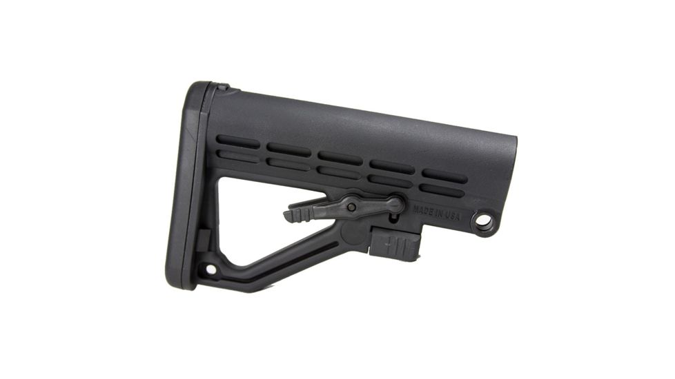 JE Machine Tech AR Skeleton A-Frame Mil-Spec Adjustable Stock, Black PS-ST8B