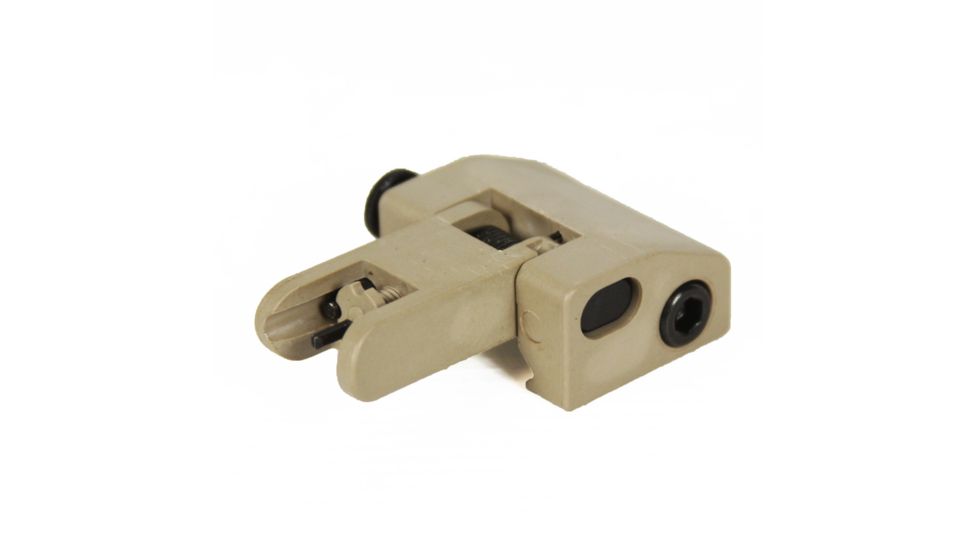 JE Machine Tech Je Flip-up Front Polymer Sight Tan