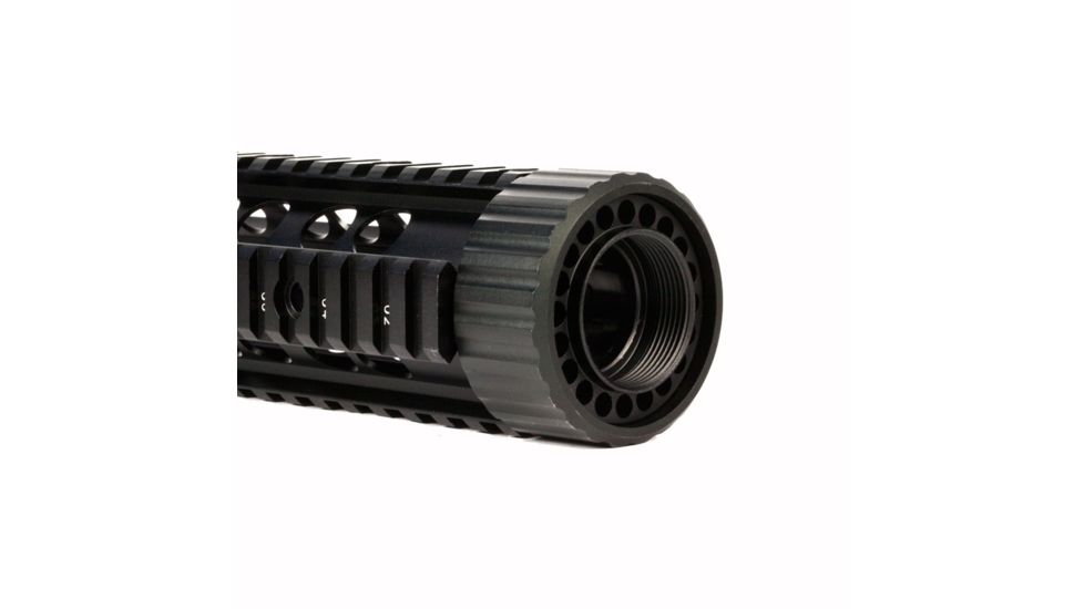 JE Machine Tech Mid-Length Free Float Handguard, Carbine Length, 7 inch, Black TS-RASFF7