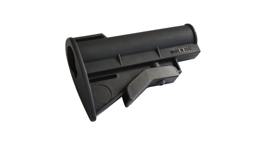JE Machine Tech Mil-Spec 4-Position Micro Buttstock, Black PS-ST9B