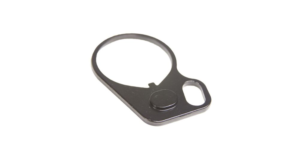 JE Machine Tech Right Hand Single Loop Oval Sling Mount Adapter End Plate, Black TS-EP9