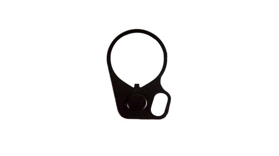JE Machine Tech Right Hand Single Loop Oval Sling Mount Adapter End Plate, Black TS-EP9