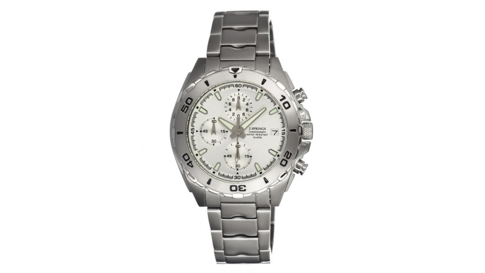 J. Springs Bfd039 Chronograph Mens Watch, Silver JSPBFD039