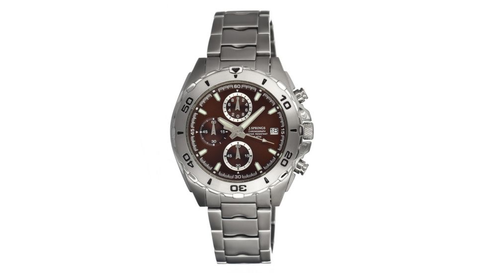 J. Springs Bfd042 Chronograph Mens Watch, Brown JSPBFD042