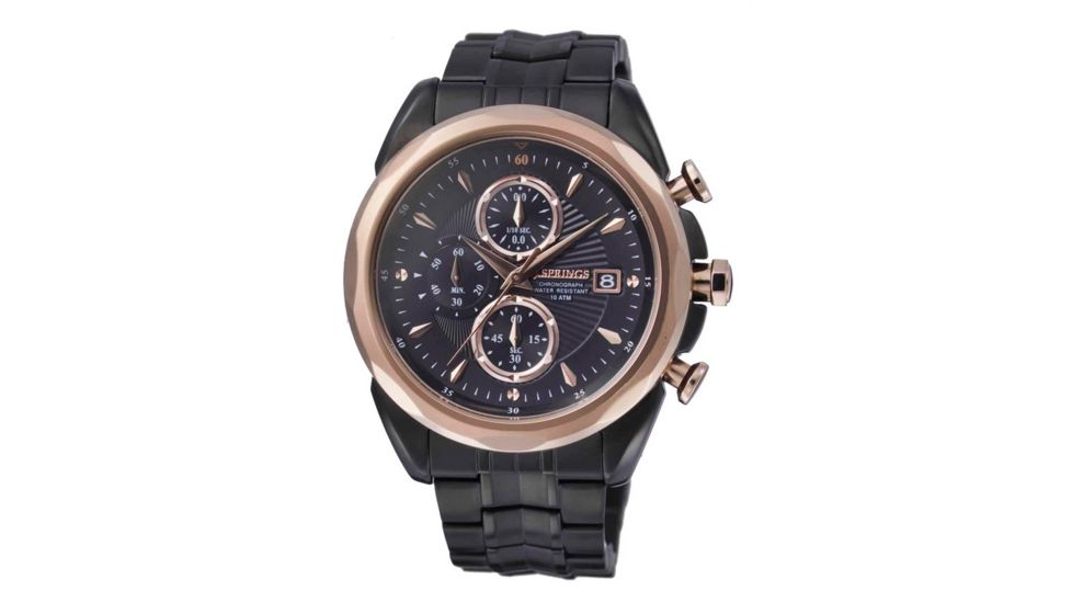 J. Springs Bfd060 Chronograph Mens Watch, Black JSPBFD060