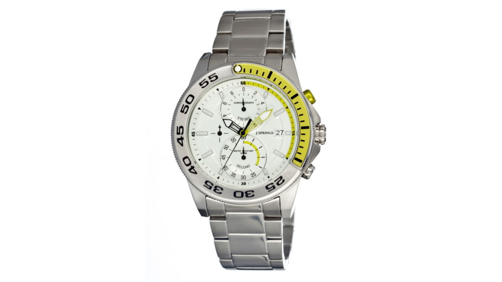 J. Springs Bfd064 Chronograph Mens Watch, White JSPBFD064