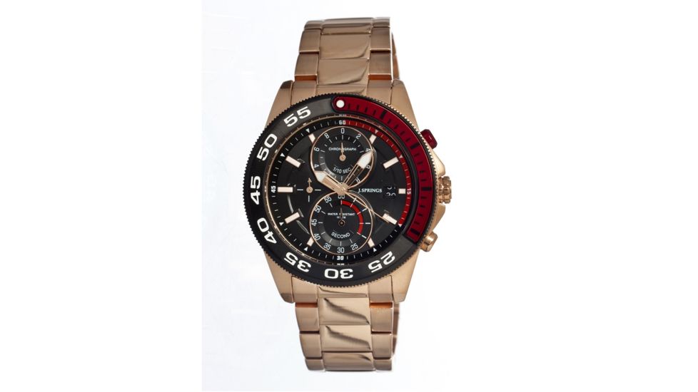 J. Springs Bfd067 J-master Chrono Mens Watch, Black JSPBFD067