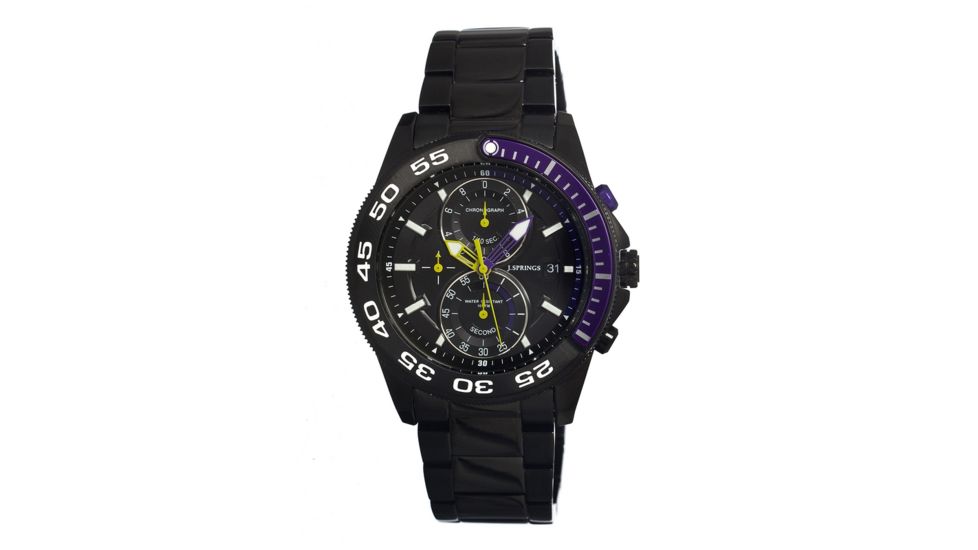 J. Springs Bfd068 J-master Chrono Mens Watch, Black JSPBFD068