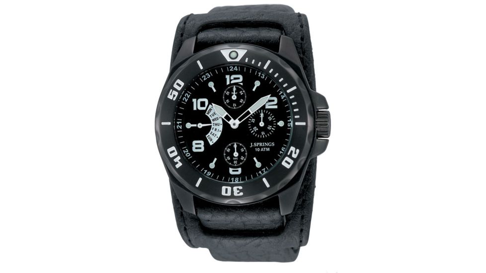 J. Springs Blk001 Retrograde Mens Watch JSPBLK001