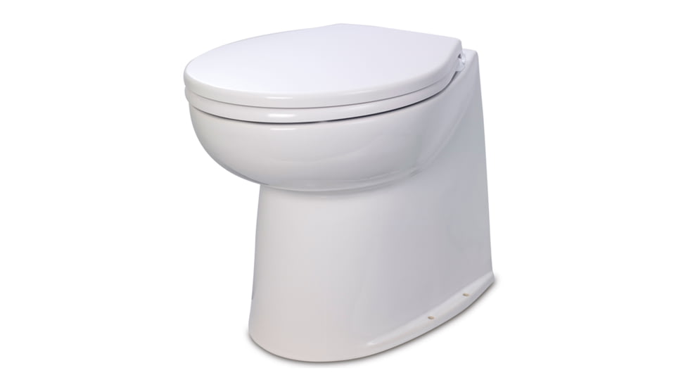 Jabsco 17" Deluxe Flush Fresh Water Electric Toilet - 12V 59941