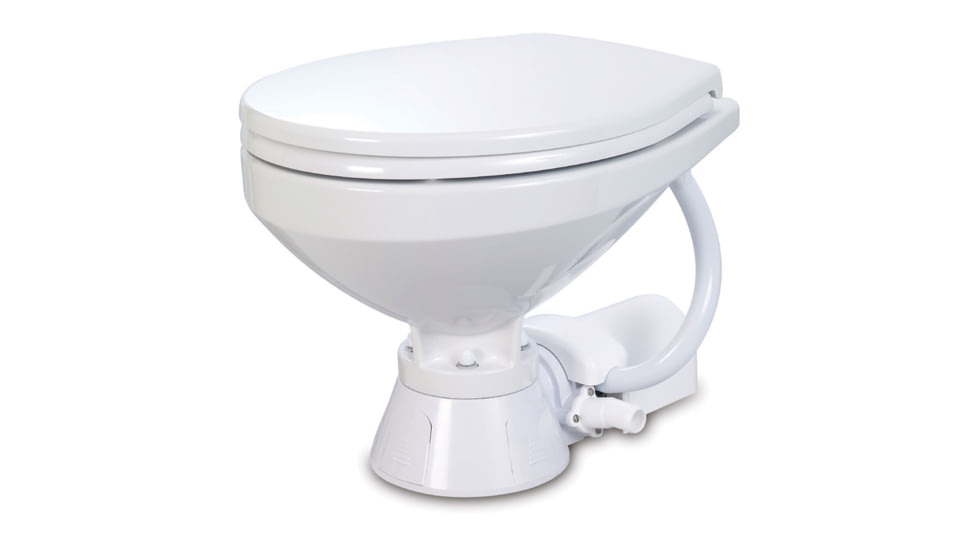 Jabsco Electric Marine Toilet - Regular Bowl w/Soft Close Lid - 24V 64133
