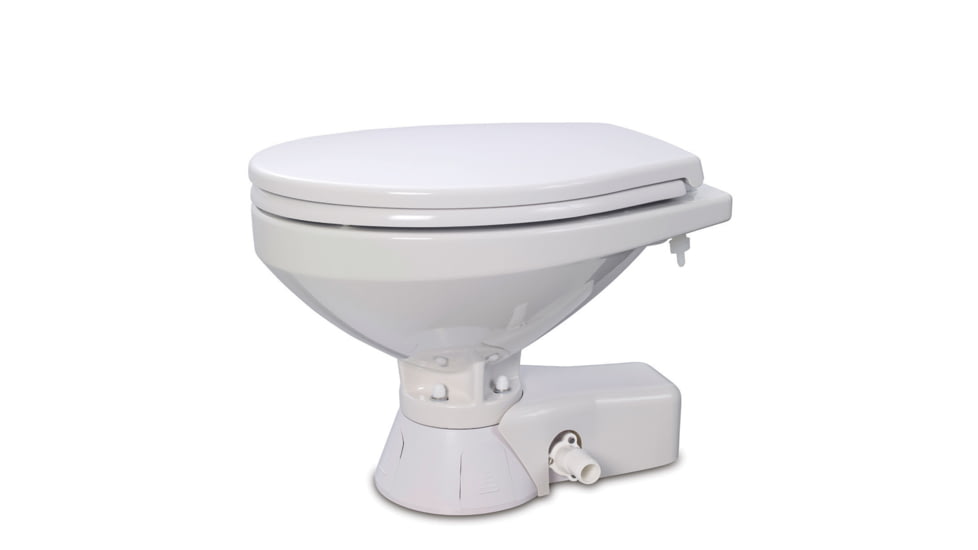 Jabsco Quiet Flush Freshwater Toilet - Compact Bowl - 24V 64136