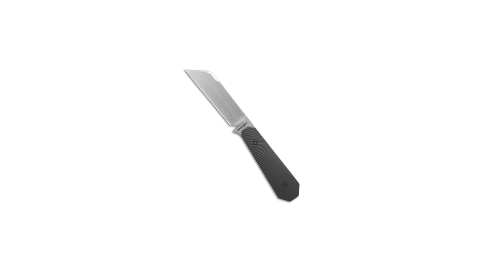 Jack Wolf Knives Midnight FIXedc Fixed Blade Knife, 2.95in, CPM S90V Stainless Steel, Sheepsfoot Blade, Titanium, Gray Handle, Gray/Gray, 5.87 inch, BHQ-202353