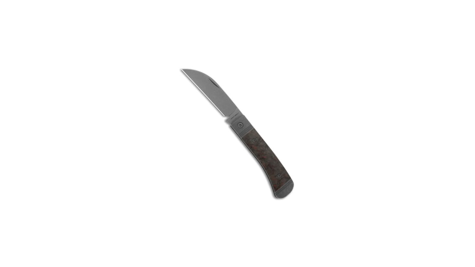 Jack Wolf Knives Jack Wolf Knives Venom Jack 02 Slip Joint Knife Dark Matter Red Fat Carbon 3" SW, Red, CPM S90V, adult, BHQ-205396