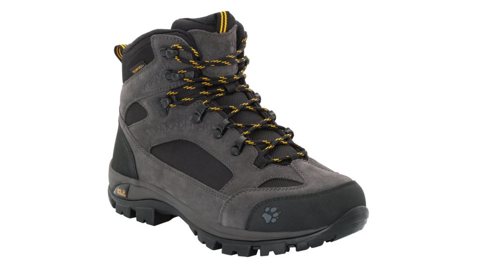 Jack Wolfskin All Terrain 8 Texapore Mid Hiking Boots - Men's, 8, Phantom 4017872-6350070