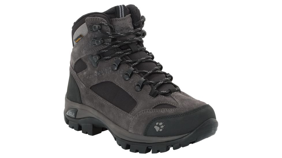 Jack Wolfskin All Terrain 8 Texapore Mid Hiking Boots - Women's, 9, Shadow Black 4017882-6101070