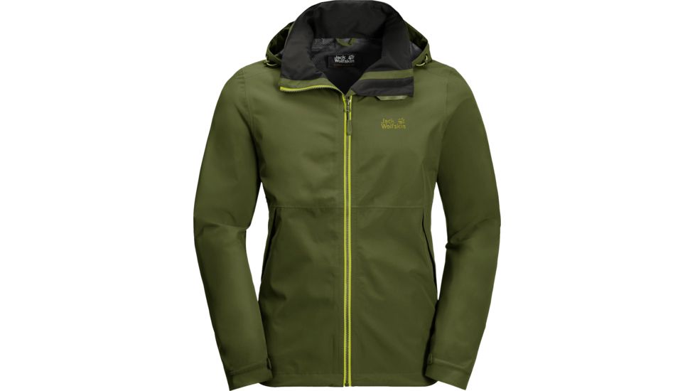 Jack Wolfskin Evandale Jacket - Mens, Cypress Green, Large, 1111131-4521004