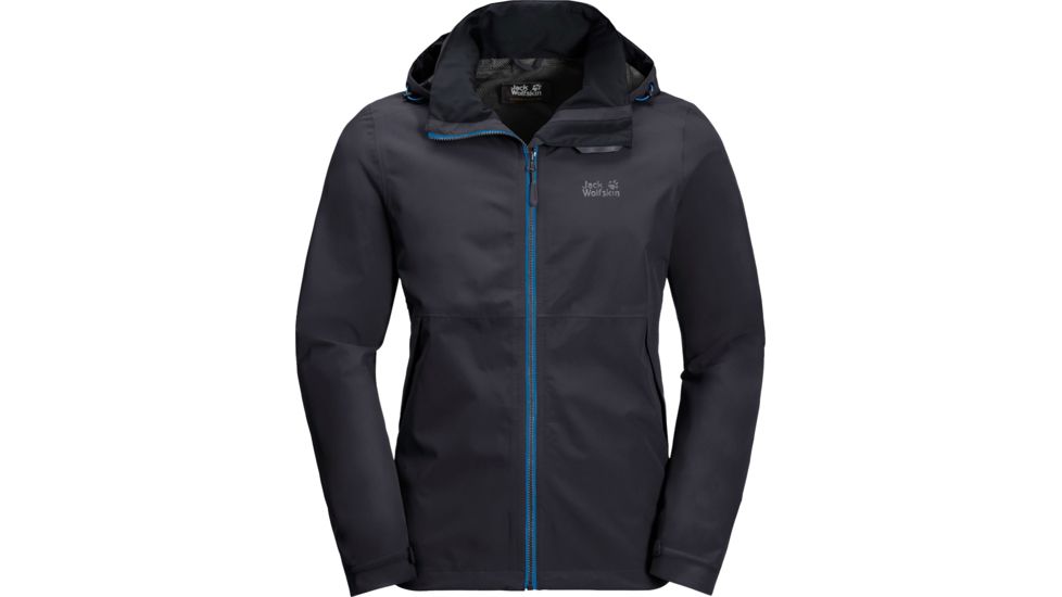 Jack Wolfskin Evandale Jacket - Mens, Ebony, Medium, 1111131-6230003