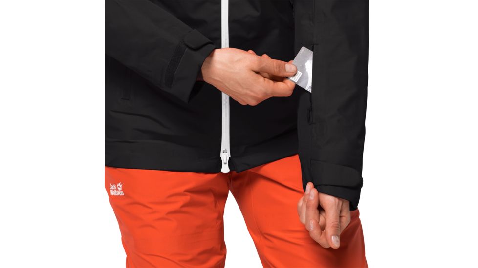 Jack Wolfskin Exolight Mountain Jacket W - Womens, Black, Extra Large, 1112471-6000005